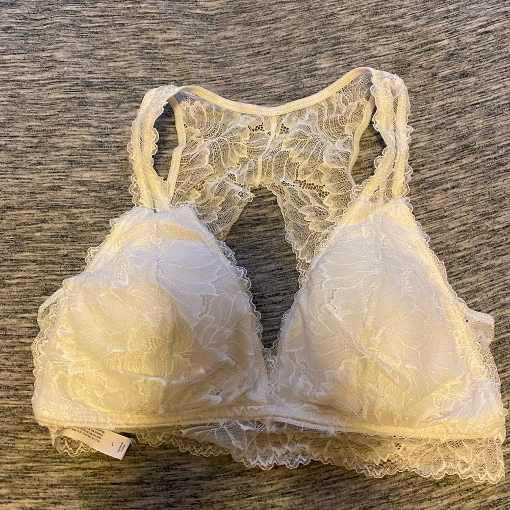 Racer back lace bralette